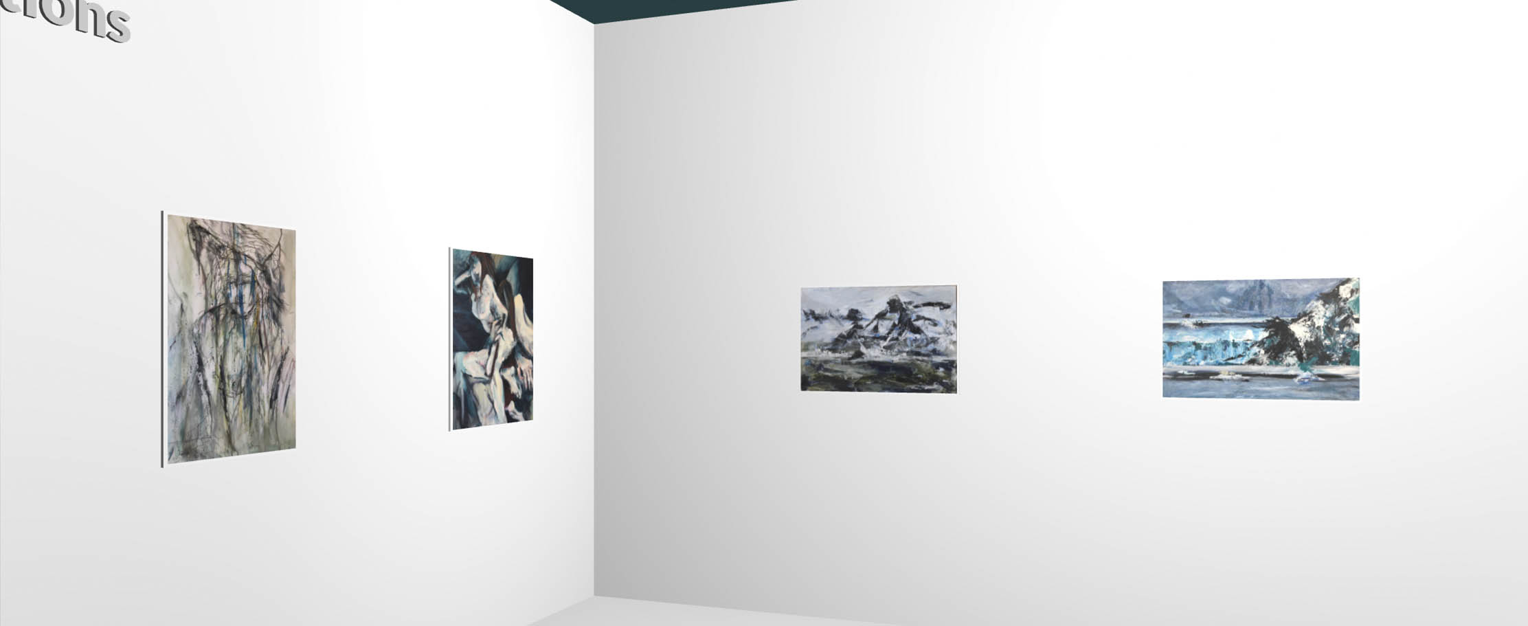 Exhibition Lockdowns by Joanna Ciechanowska in 3D Blue Point Art Gallery